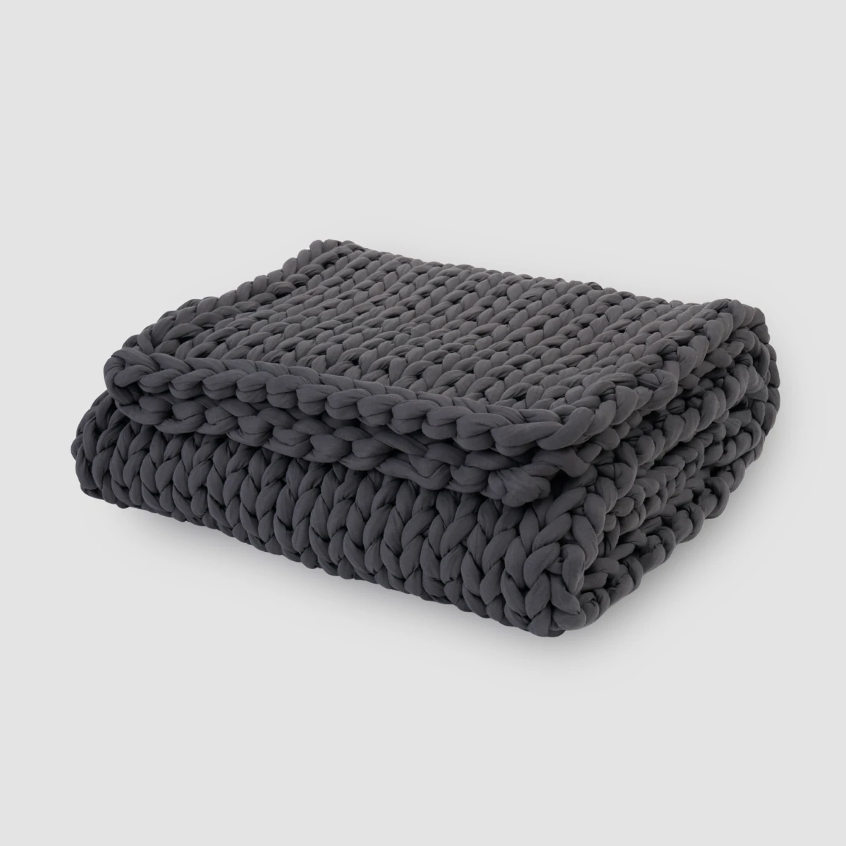 Bearaby Cotton Napper Weighted Blanket — 15 lb, Asteroid Grey