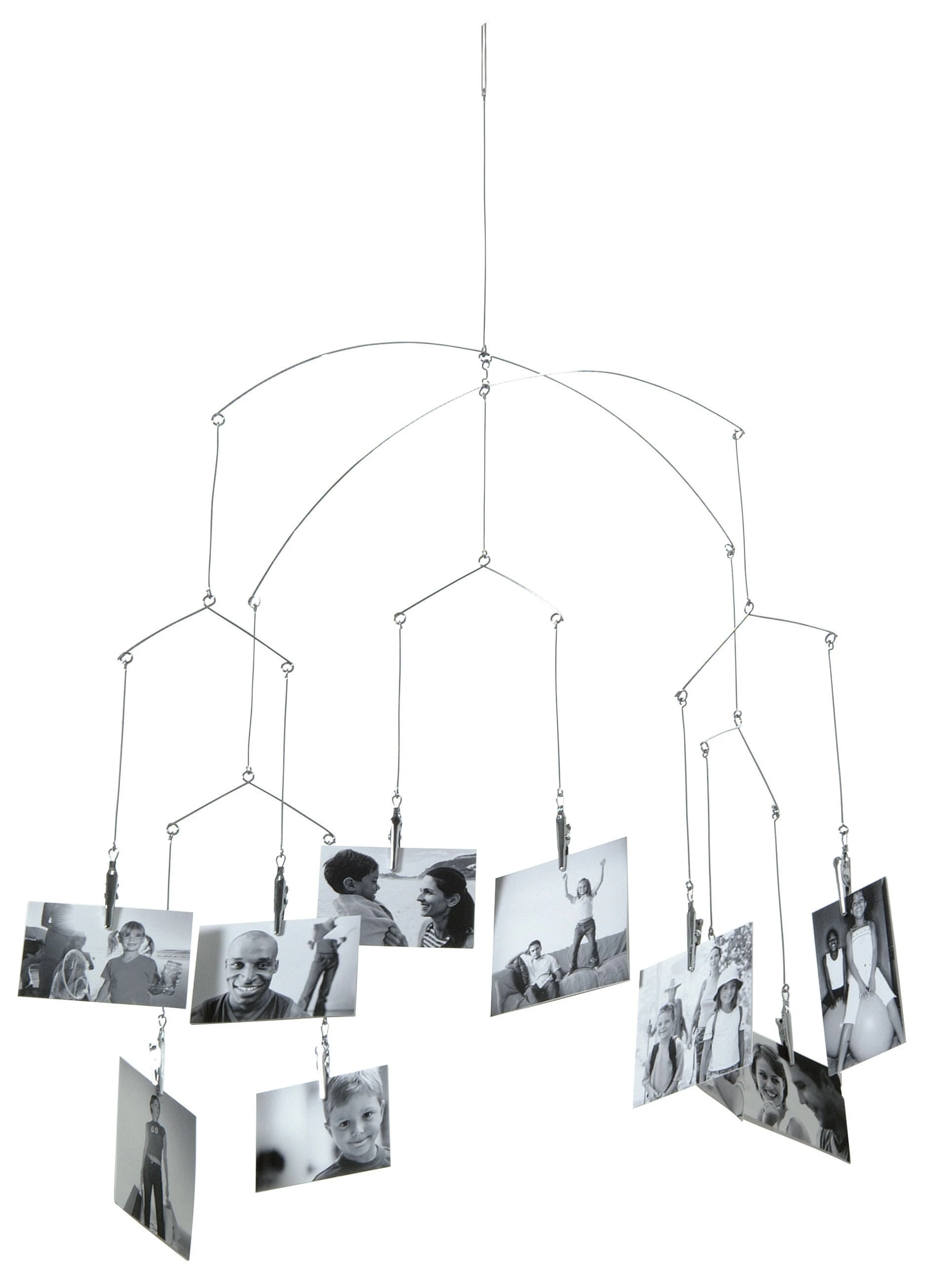 Kikkerland MH16 Clip Photo Mobile — Silver