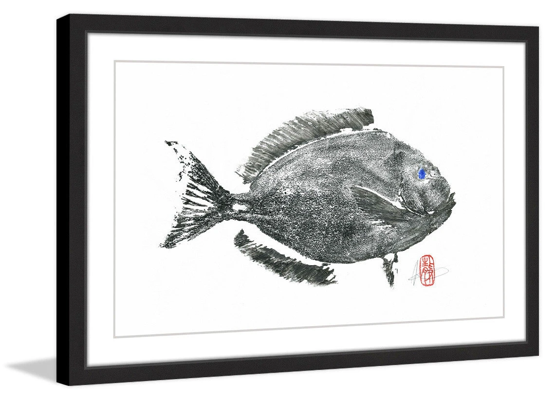 Marmont Hill Black Tang Framed Print — Grey, 18 x 12 (MH-ANDCLA-21-BFP-18)